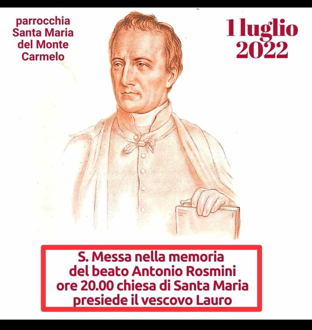 Santa Messa con il vescovo nella memoria del Beato Rosmini